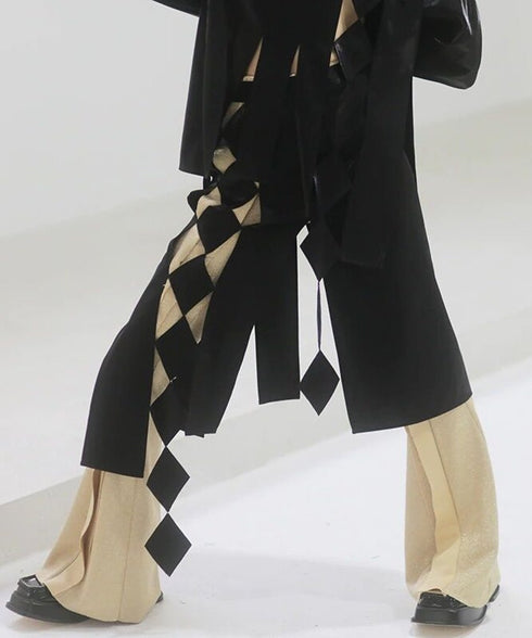 Cross Ribbon Lattice Skirt